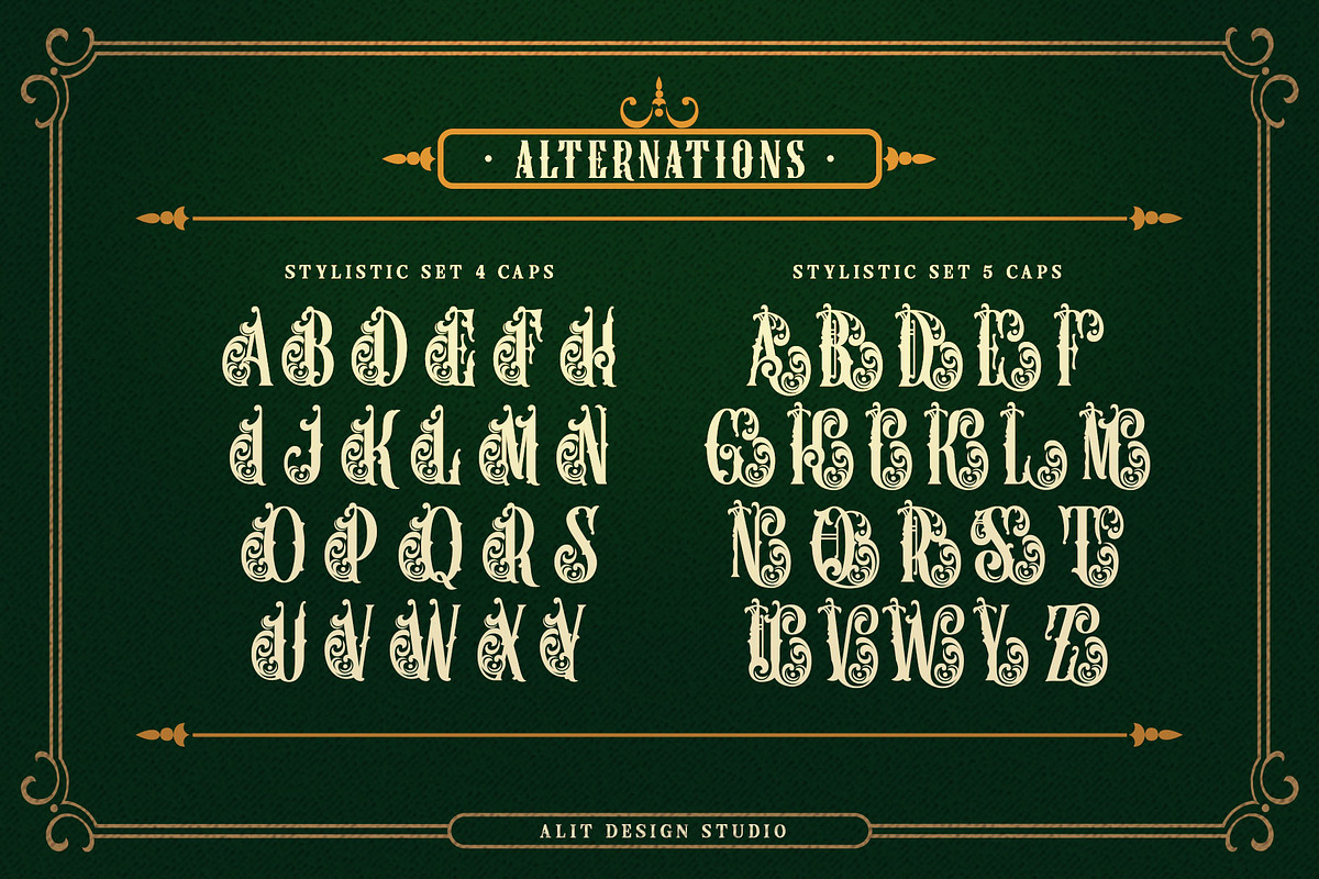 Back Honey Victorian Font, a Serif Font by alit design (Photo 11 of 17)