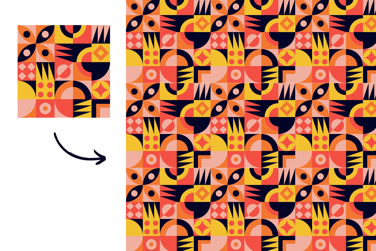 Neo Geo Abstract Geometric Pattern, a Pattern Graphic by ItsReksita Pattern (Photo 9 of 10)