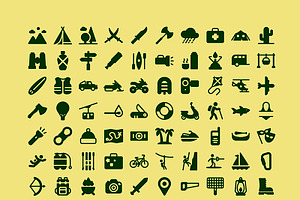 100 Adventure Icons