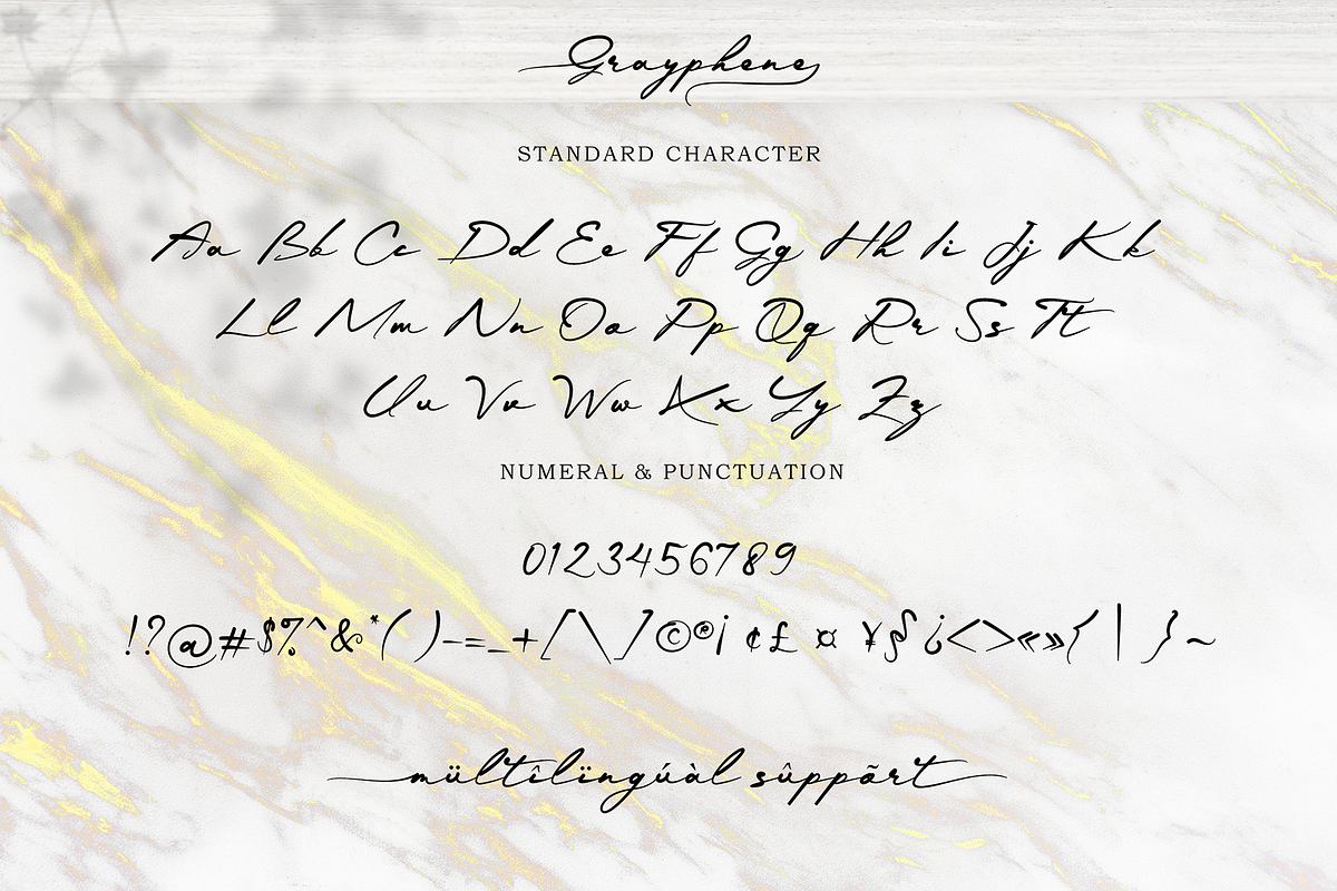 Grayphene - Signature Font, a Script Font by erlosDESIGN (Photo 13 of 14)