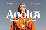Avolta - Nostalgic Luxury Typeface, a Serif Font by HipFonts (Thumbnail 1 of 11)