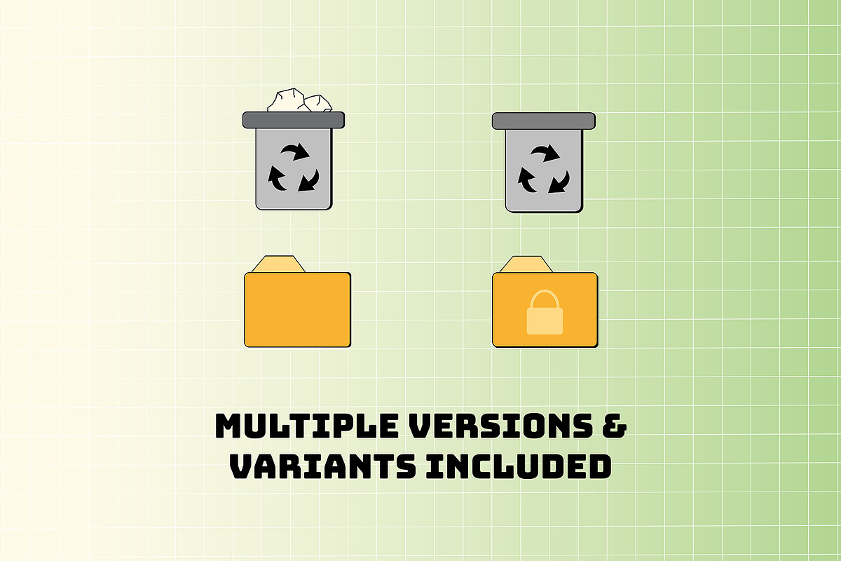 Retro Window UI Elements Set, a Technology Illustration by Invisual Studio (Photo 7 of 9)
