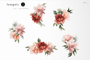 Peonies - floral collection, an Illustration by ollalya (Thumbnail 2 of 7)