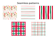 Xmas Watercolor Clipart, a Seasonal Illustration by Eves_Aquadreams (Thumbnail 11 of 13)