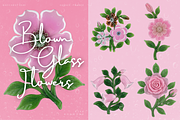Blown Glass Flowers Collection, an Object Graphic by The Flossy Finch (Thumbnail 10 of 15)
