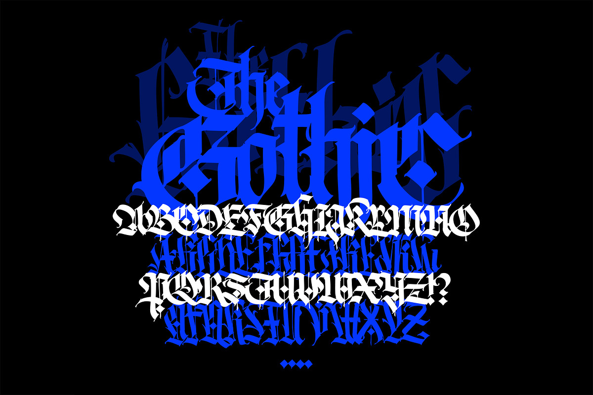 Gothic font 010, a Blackletter Font by GeekClick (Photo 13 of 24)
