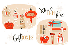 Merry Christmas Illustrations