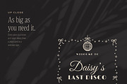 Bachelorette Invitation & Sign Kit, an Object Graphic by The October Creative (Thumbnail 9 of 18)
