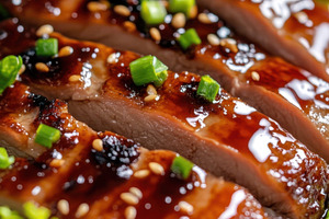 Delicious grilled chicken with glaze, a Photo by Beautiful things