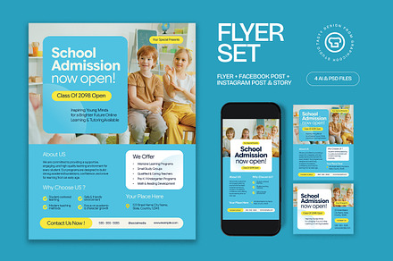 School Admission Flyer