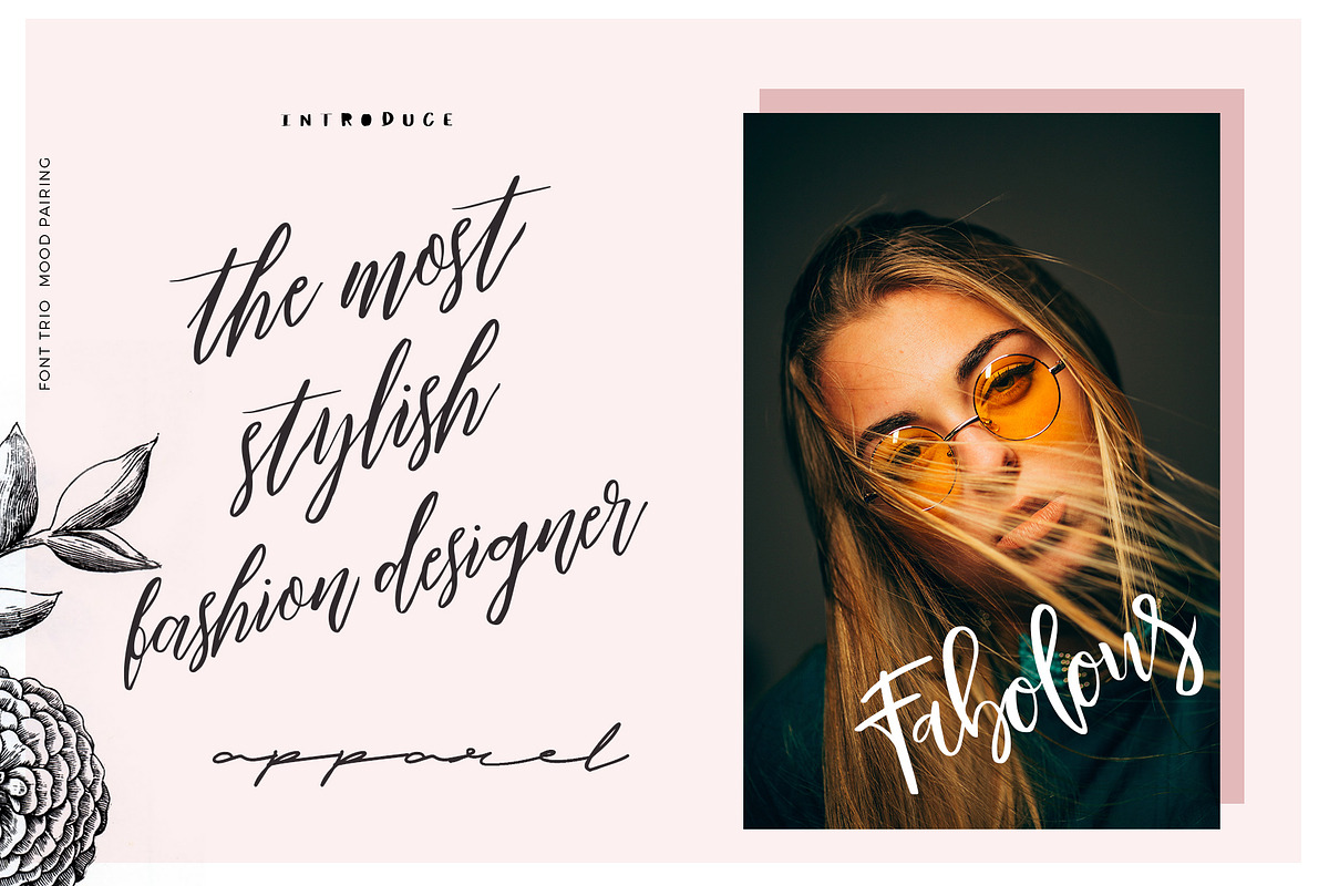 Maldina Feminime (4 fonts) preview 2