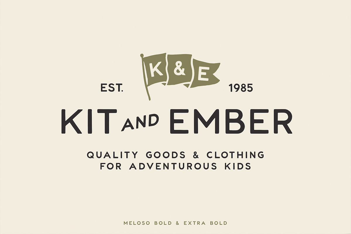 Meloso Variable Hand Drawn Typeface, a Sans Serif Font by Rachel Kick (Photo 2 of 12)