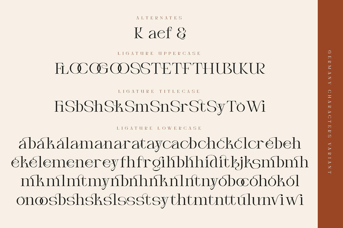 Mattock Germany Font Duo, a Script Font by alit design (Photo 12 of 21)