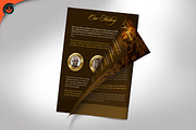 Gold Pastor Anniversary Program, a Brochure Template by SeraphimChris (Thumbnail 5 of 6)