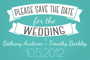 Save the Date Template