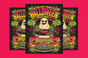 Halloween Night Party Flyer, a Flyer Template by Muhamad Iqbal hidayat (Thumbnail 1 of 4)
