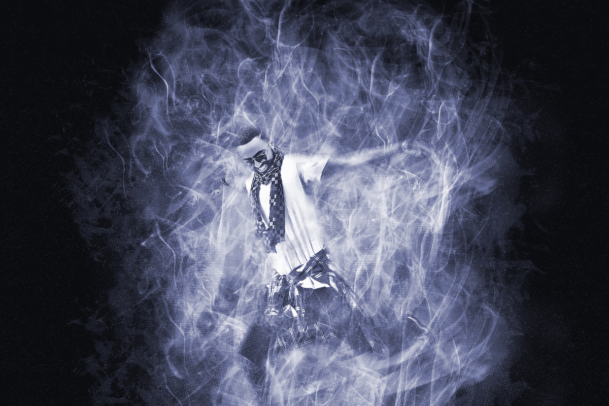 Color Smoke Effect Photoshop Action, an Action Add-On by Studio Retouch (Photo 3 of 12)
