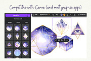 Celestial Sacred Geometry Clipart, an Object Graphic by Anna Design Studio (Thumbnail 7 of 8)