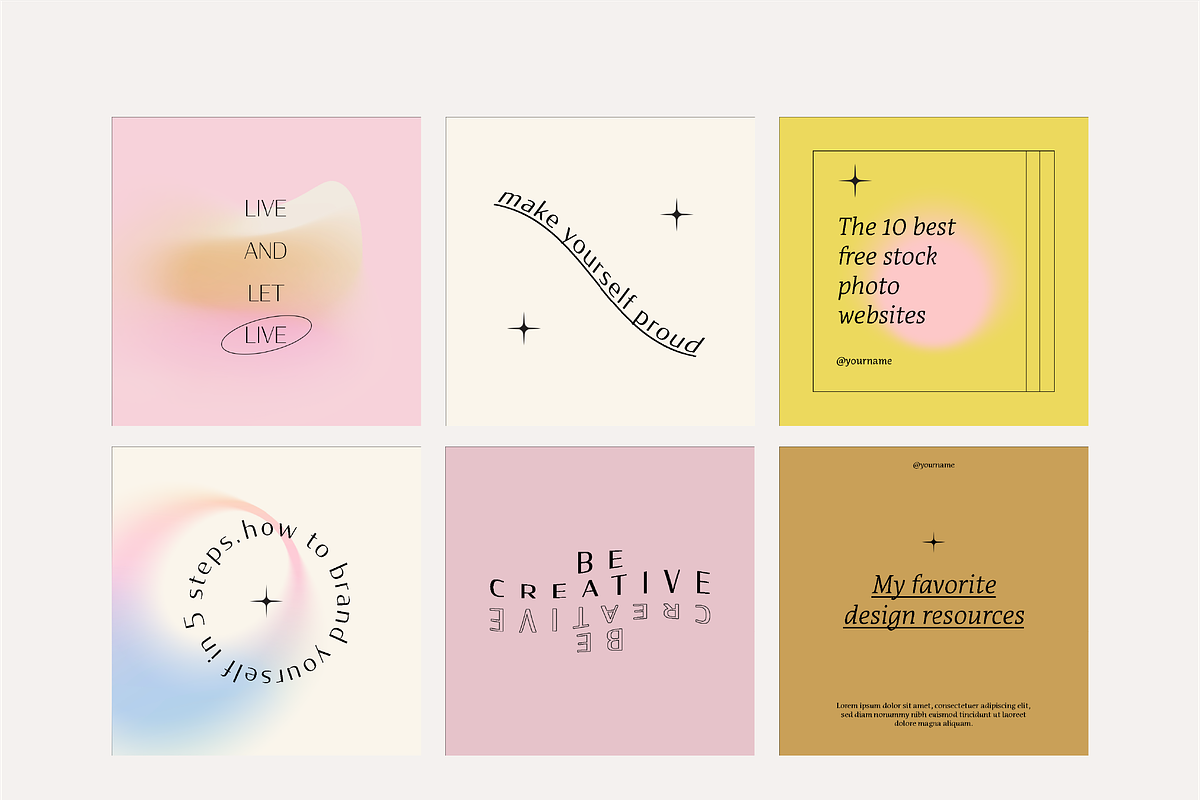 Lo Fi Instagram Posts & Stories, a Social Media Template by TheFisherCreative (Photo 9 of 21)