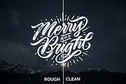 Merry Christmas 9 Lettering, a Texture Illustration by Davihero (Thumbnail 5 of 11)