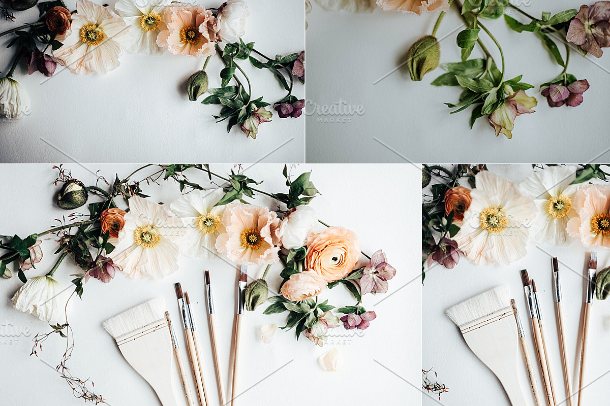 Artist & Floral Styled Stock Bundle, a Business Photo by CreativeMavenCo. (Photo 2 of 21)