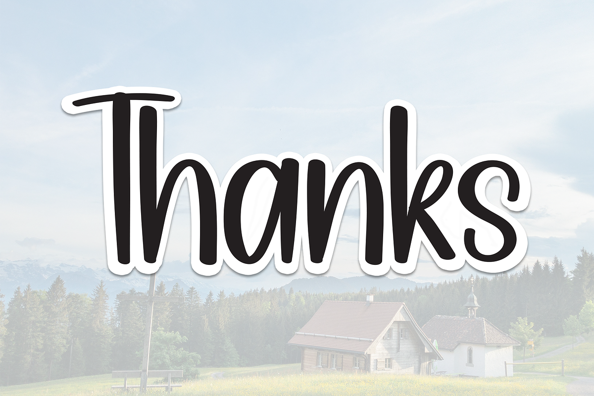 Simple Farmhouse | Script Font, a Script Font by Scratchones (Photo 8 of 8)