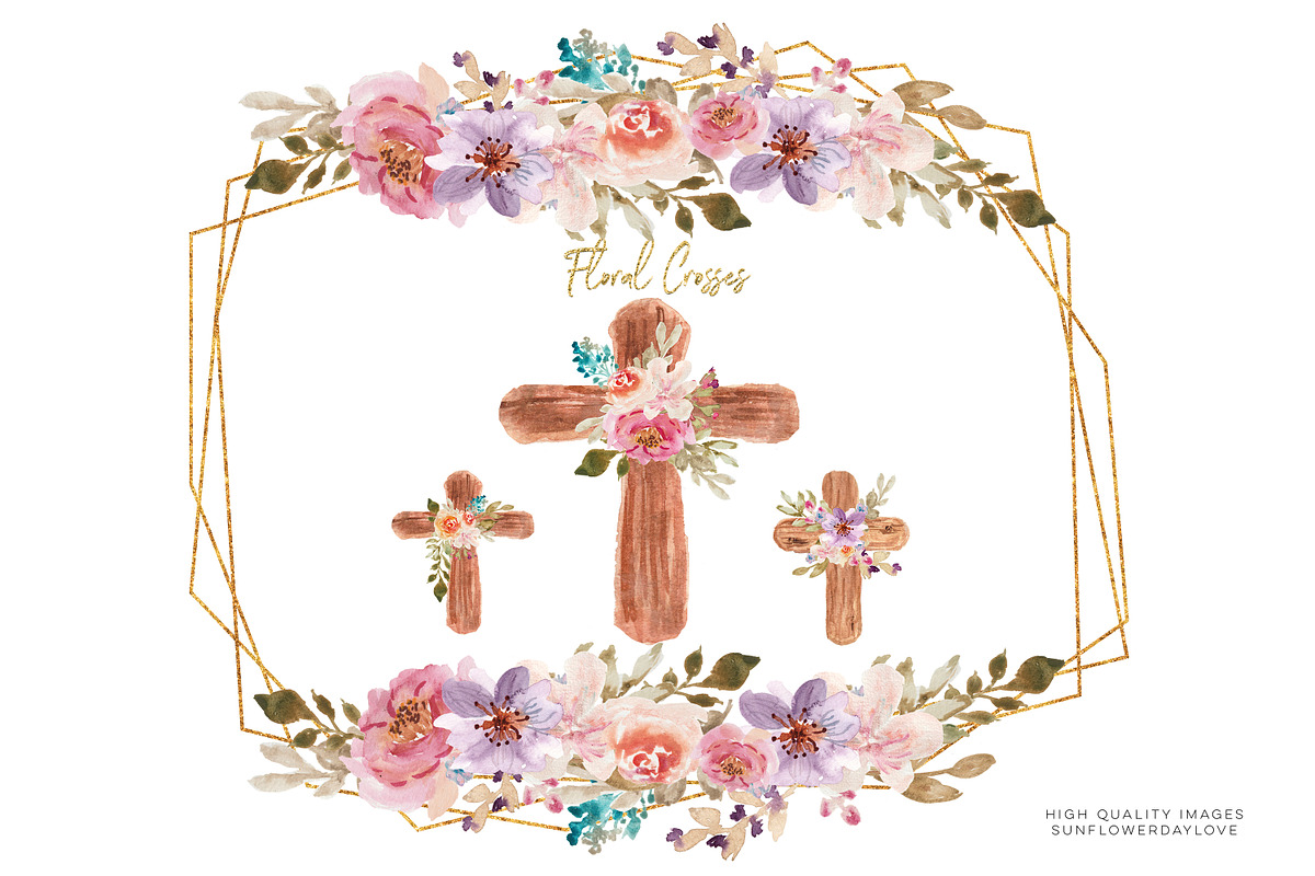Rustic Wood Cross clipart, an Illustration by Sunflower Day Love (Photo 2 of 5)