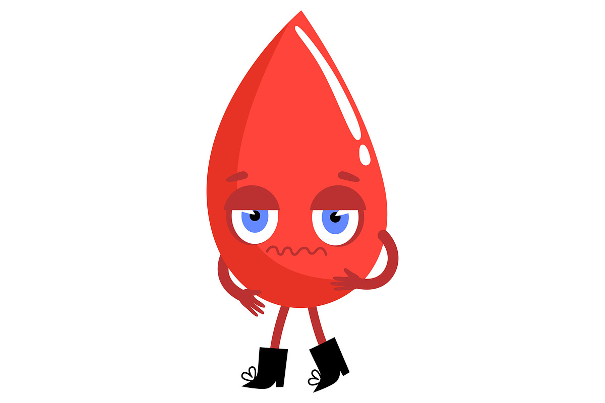 Blood Drop Characters Clipart Medic, a Healthcare Illustration by the_myro (Photo 7 of 14)