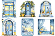Home Door & Window Watercolor, a Graphic by CitraGraphics (Thumbnail 4 of 4)