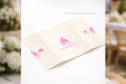 Gatefold Wedding Invite bd002, an Invitation Template by TyphoonStudio (Thumbnail 7 of 9)
