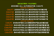 Peace Love Font, a Handwritten Font by Brainware Graphic (Thumbnail 3 of 4)