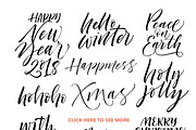 Christmas lettering collection., an Illustration by Asya Mix (Thumbnail 5 of 13)