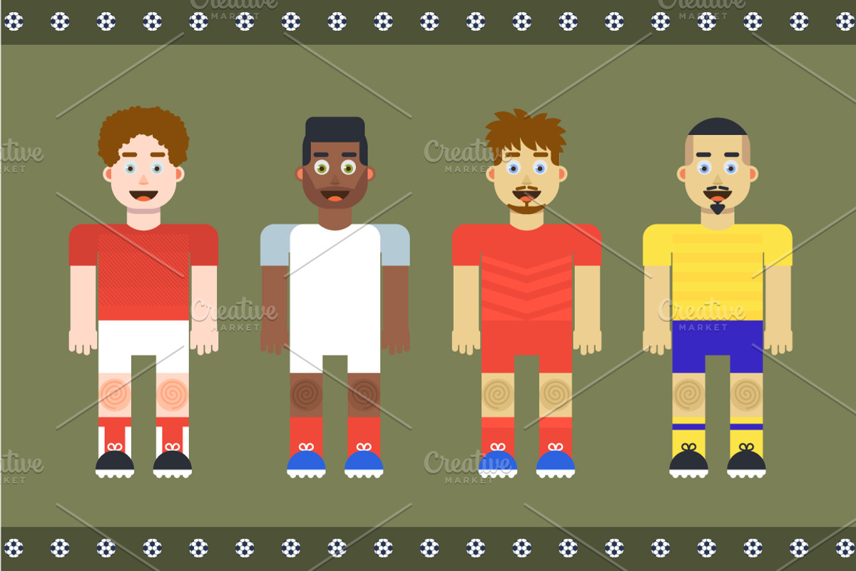 Football avatar constructor, a Healthcare Illustration by Muar Mar (Photo 4 of 5)