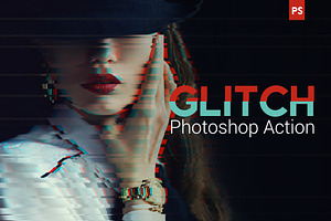 Glitch Photoshop Action