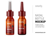 Plastic & metal nasal bottle mockups, a Packaging Mockup by Smarty Mockups (Thumbnail 1 of 5)