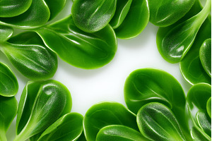 A top view close-up of young radish, a Nature Photo by ZinetroN