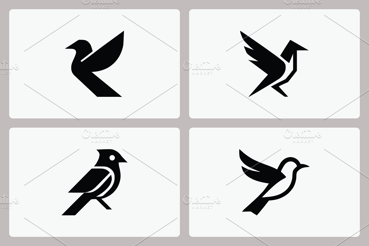 Bird Logos Collection, a Branding & Logo Template by Vectorium Studio (Photo 1 of 2)