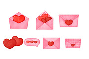 Cute Bear Valentine Clipart Set, an Animal Illustration by Nattapohncha (Thumbnail 4 of 4)