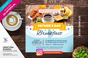 Father's Day Breakfast Flyer + Extra, a Flyer Template by kinzi21 (Thumbnail 3 of 3)
