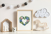 Wedding Hearts with Flowers Clipart, an Illustration by CreationArt (Thumbnail 4 of 9)
