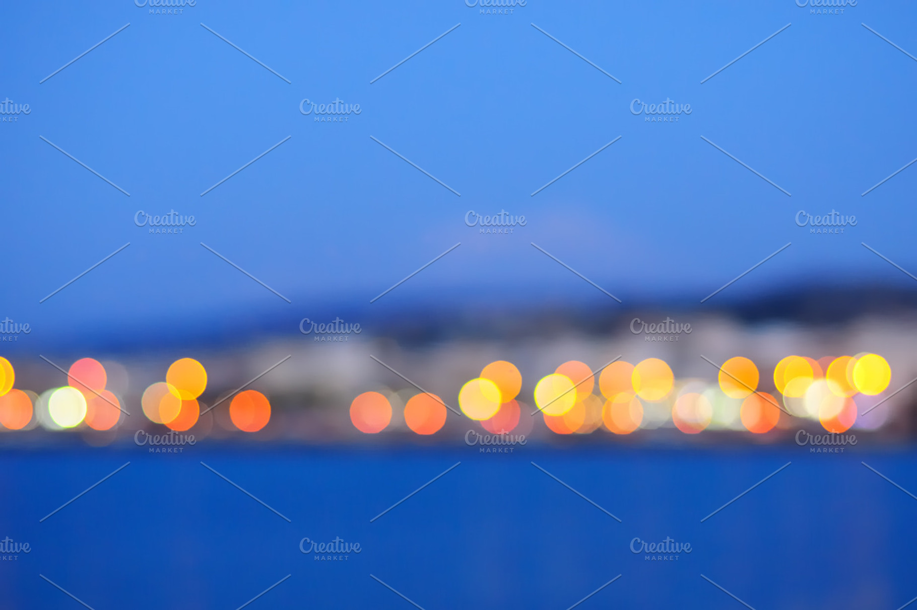 City lights featuring background, bokeh, and blue