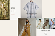Sustainable Fashion Instagram Kit, a Social Media Template by Kriti Designs (Thumbnail 6 of 9)