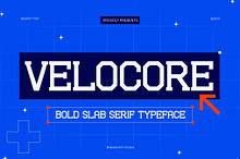 Velocore - Bold Slab Serif Typeface