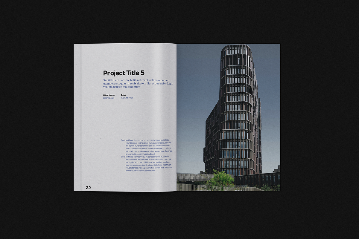 Modern Portfolio Template v4, a Brochure Template by Akreatipe (Photo 12 of 16)