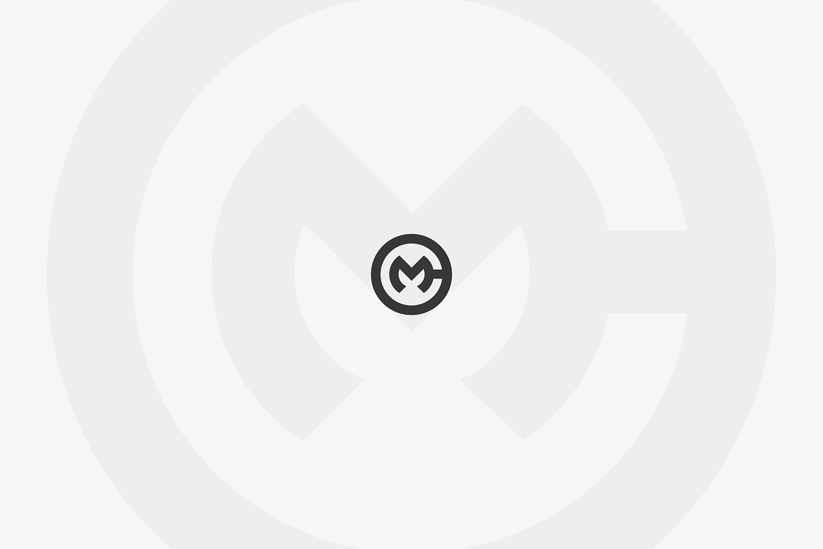 MC letter logo design preview 2
