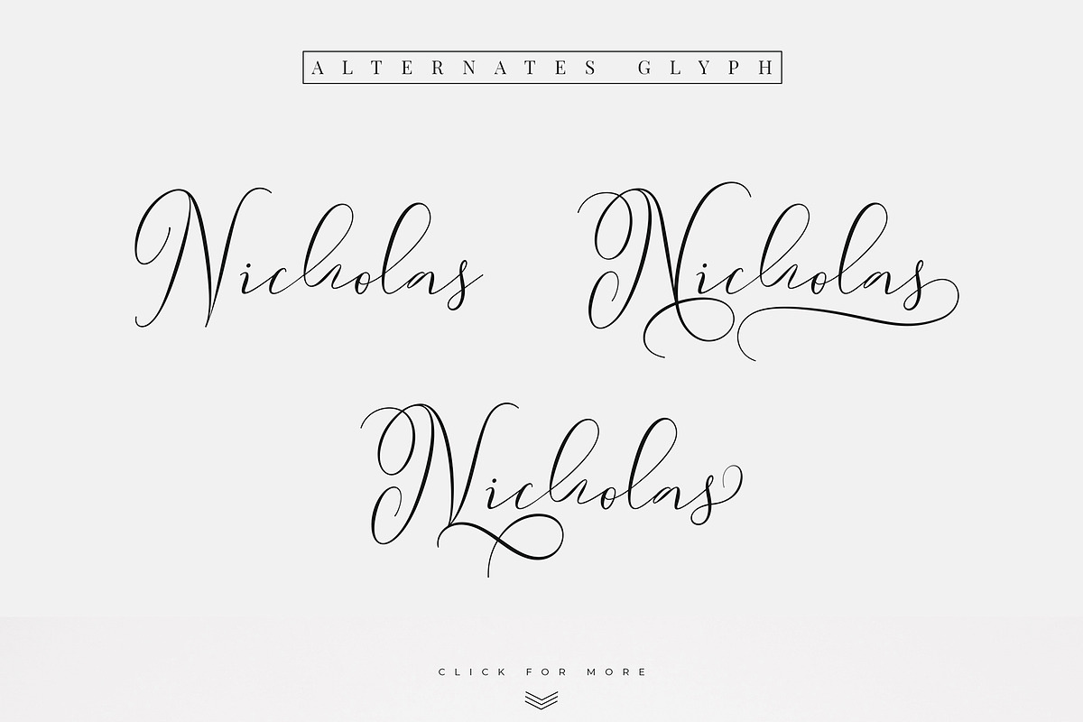 Sydnee Modern Calligraphy Font preview 8