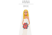 Bride Portrait Creator | Wedding Art, a Person Illustration by Lauren Lesley Studio (Thumbnail 4 of 29)
