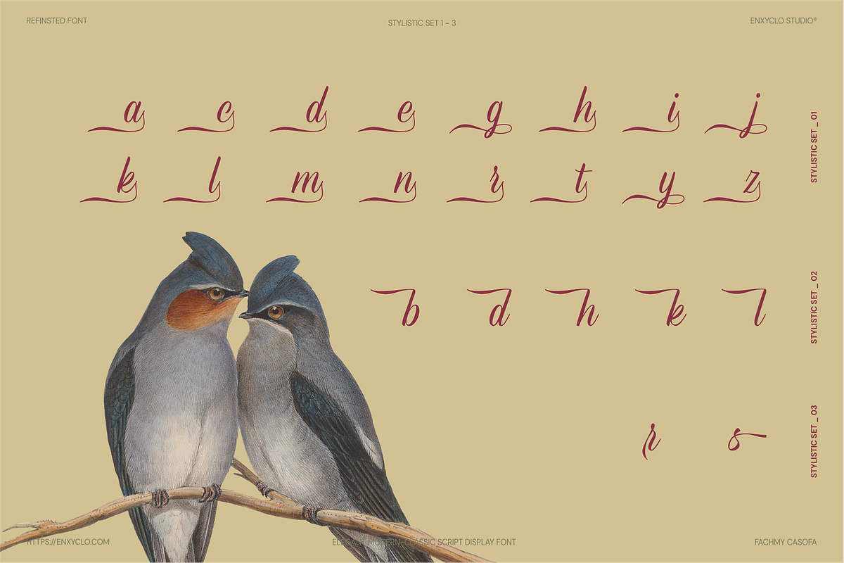 REFINSTED — Elegant Luxury Font, a Script Font by Enxyclo Studio (Photo 12 of 15)