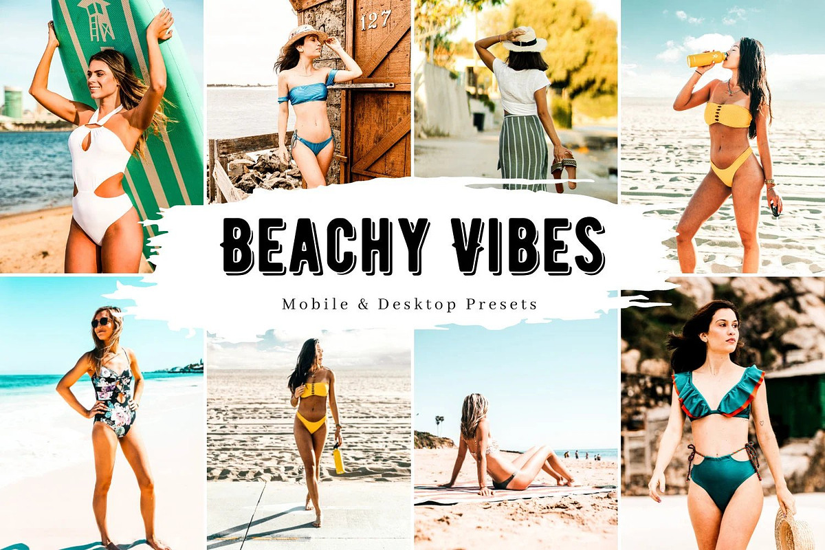 10 Beachy Vibes Lightroom Presets, a Preset Add-On by LucaTheme (Photo 1 of 9)
