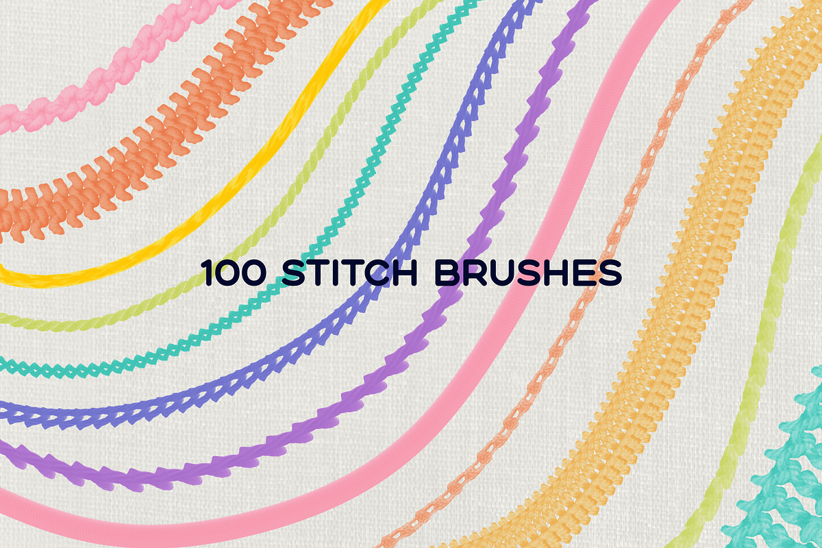 Crochet Brushes for Procreate, a Brush Add-On by Dear Darling Design (Photo 6 of 12)